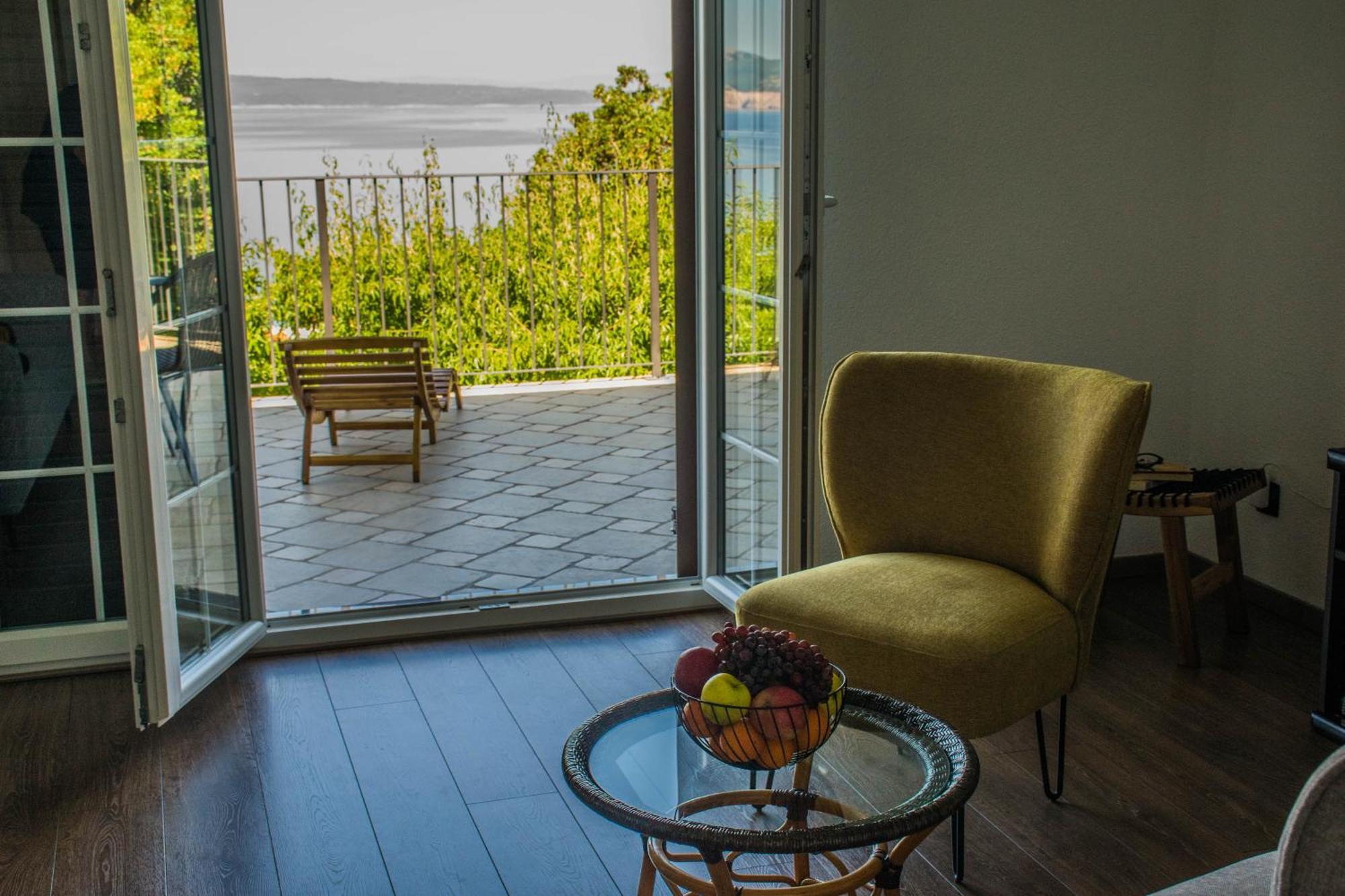 Apartment Vincent With Beautiful Sea View Terrace Klenovica Bagian luar foto