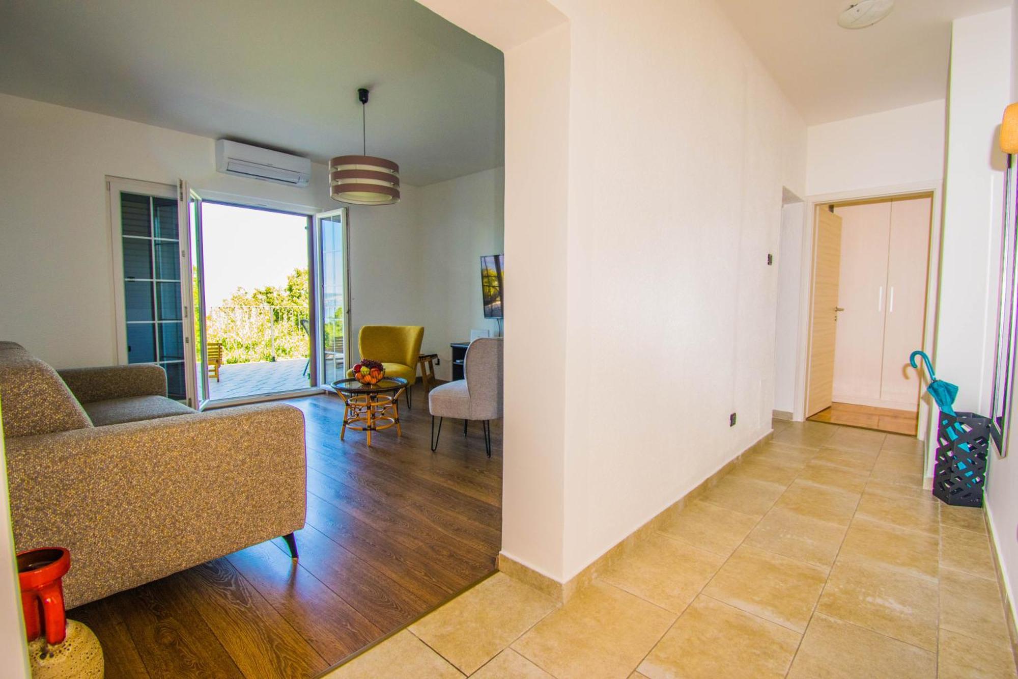 Apartment Vincent With Beautiful Sea View Terrace Klenovica Bagian luar foto