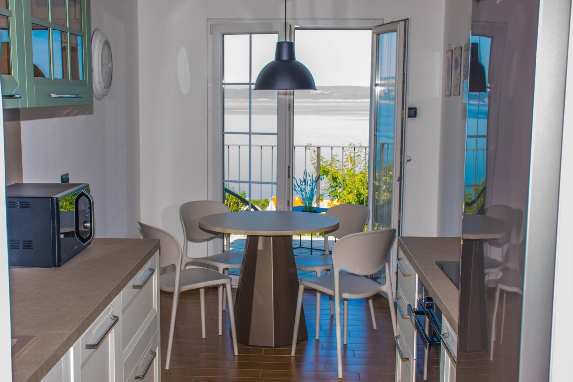 Apartment Vincent With Beautiful Sea View Terrace Klenovica Bagian luar foto