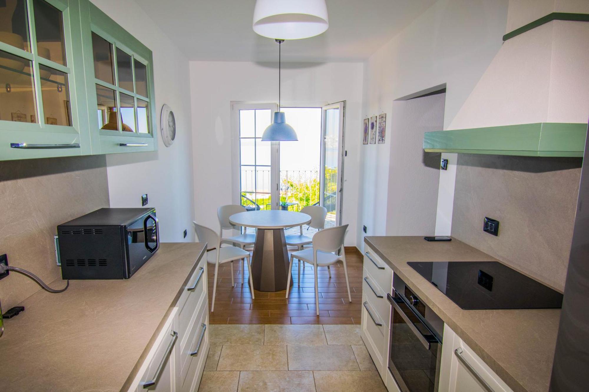 Apartment Vincent With Beautiful Sea View Terrace Klenovica Bagian luar foto