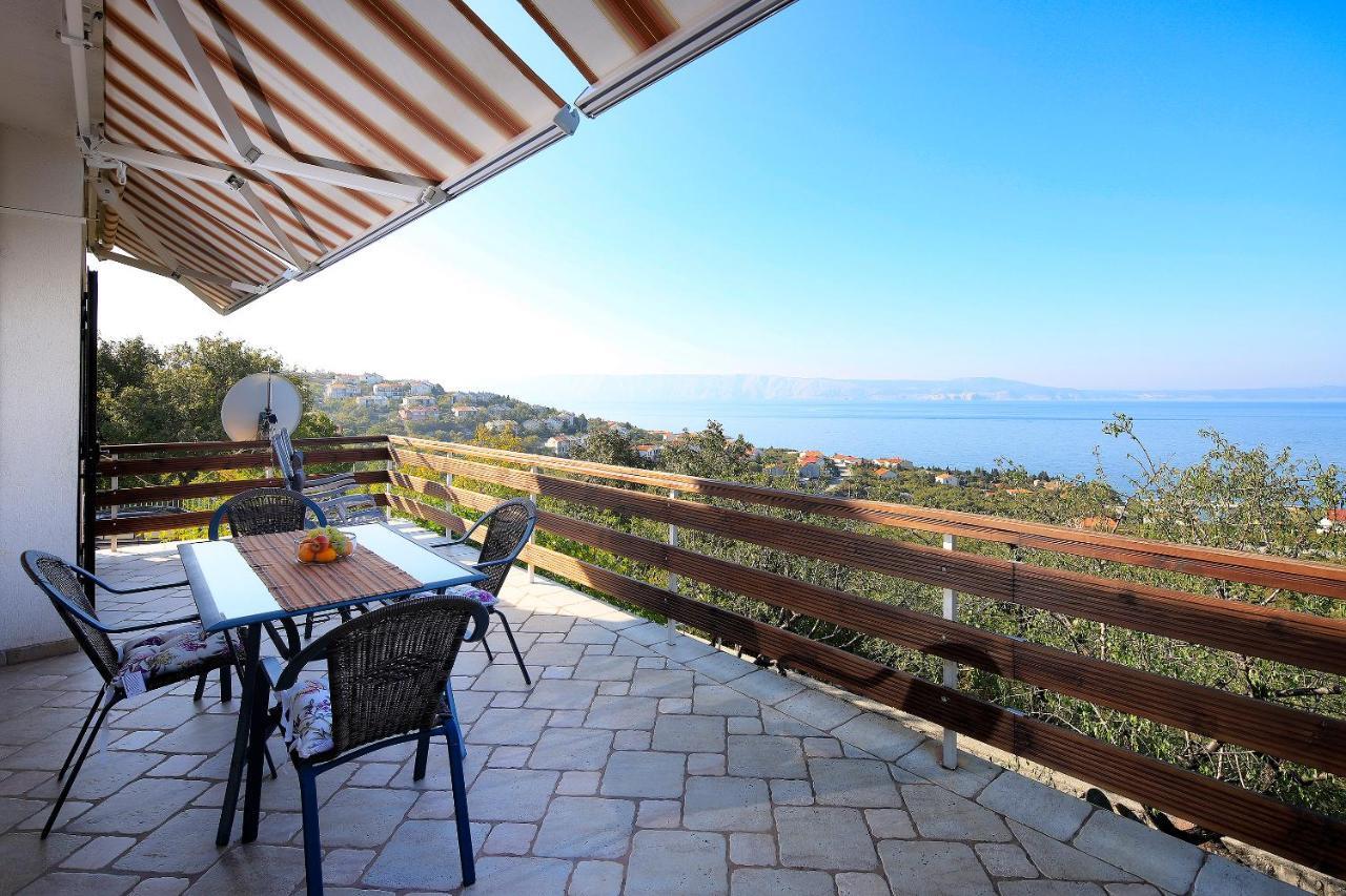 Apartment Vincent With Beautiful Sea View Terrace Klenovica Bagian luar foto