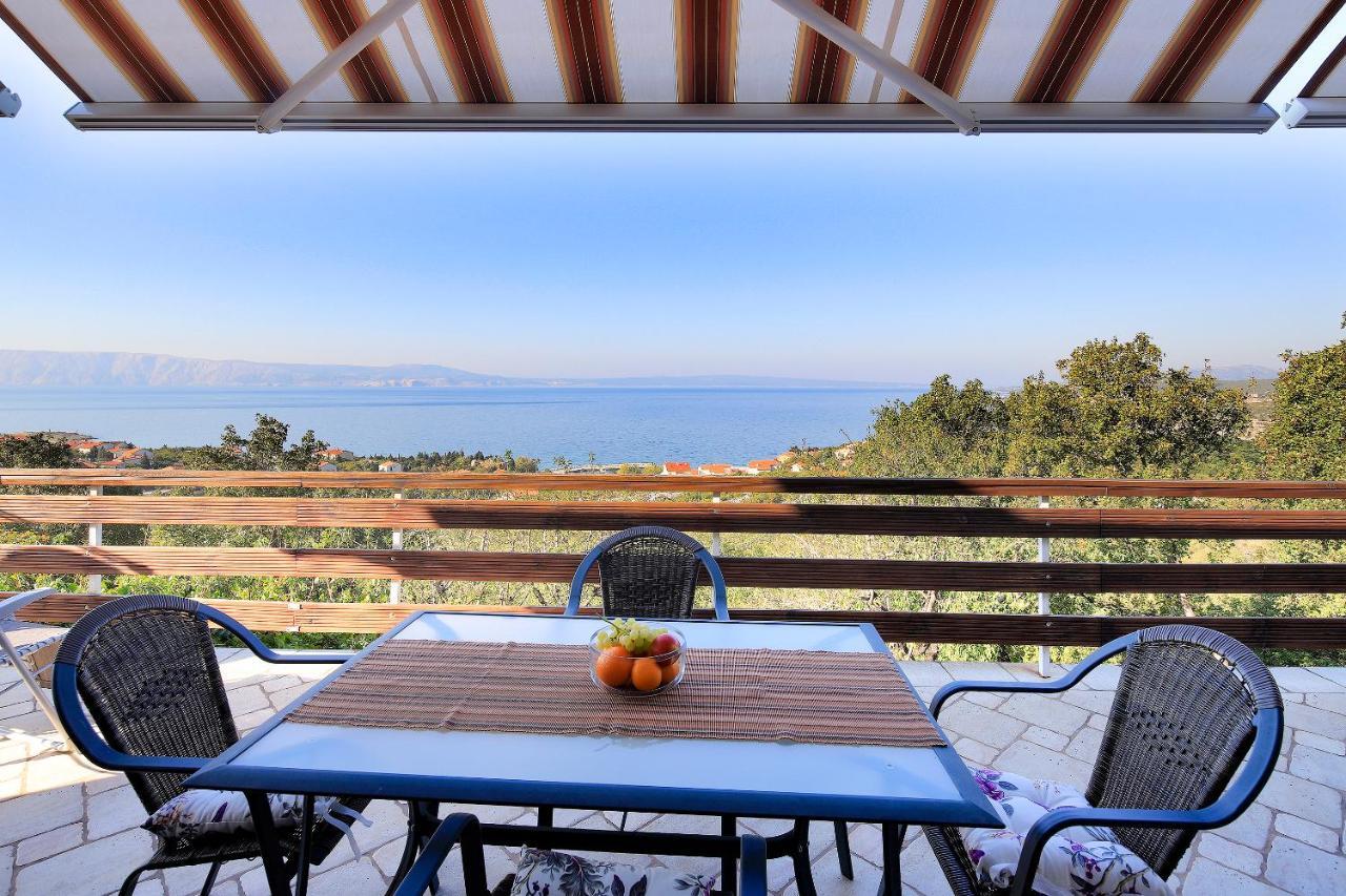 Apartment Vincent With Beautiful Sea View Terrace Klenovica Bagian luar foto